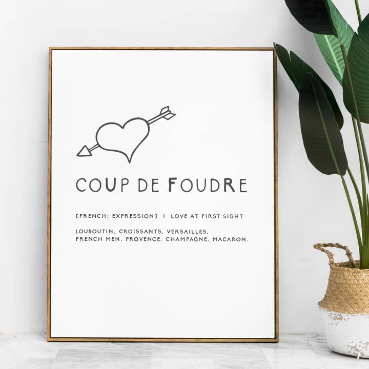 Coup De Foudre | Art Print for wholesale by LILOU