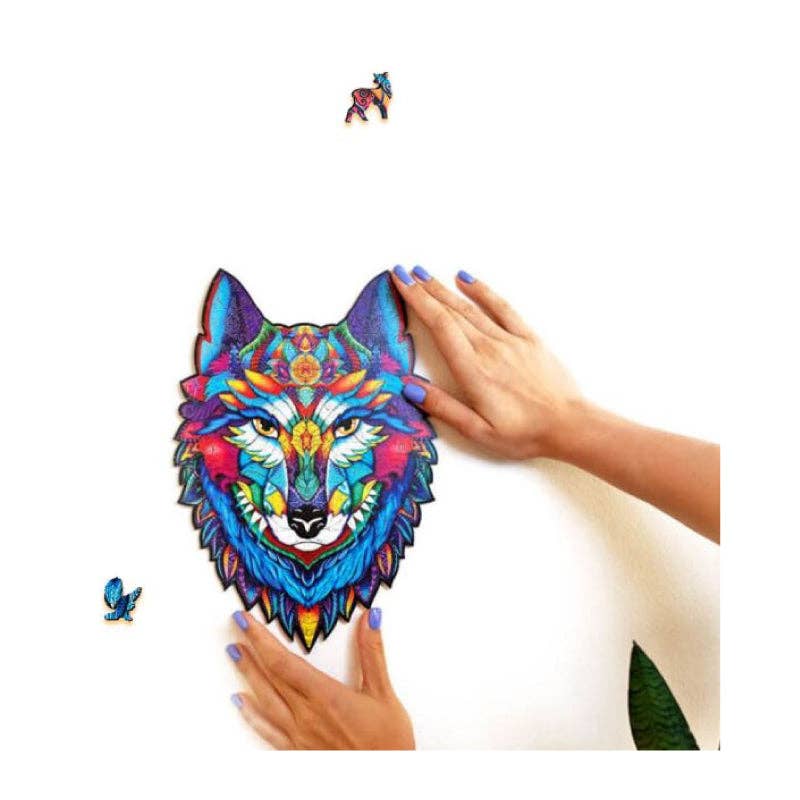 Woodlika - Wholesale Puzzle - Kids - Majestic Wolf Jigsaw Puzzle | Magic Animals5