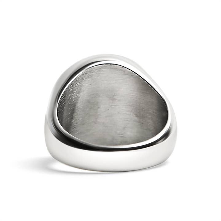 WJW - Wholesale Signet Ring - Stainless Steel Blank Engravable Men's Signet Ring4