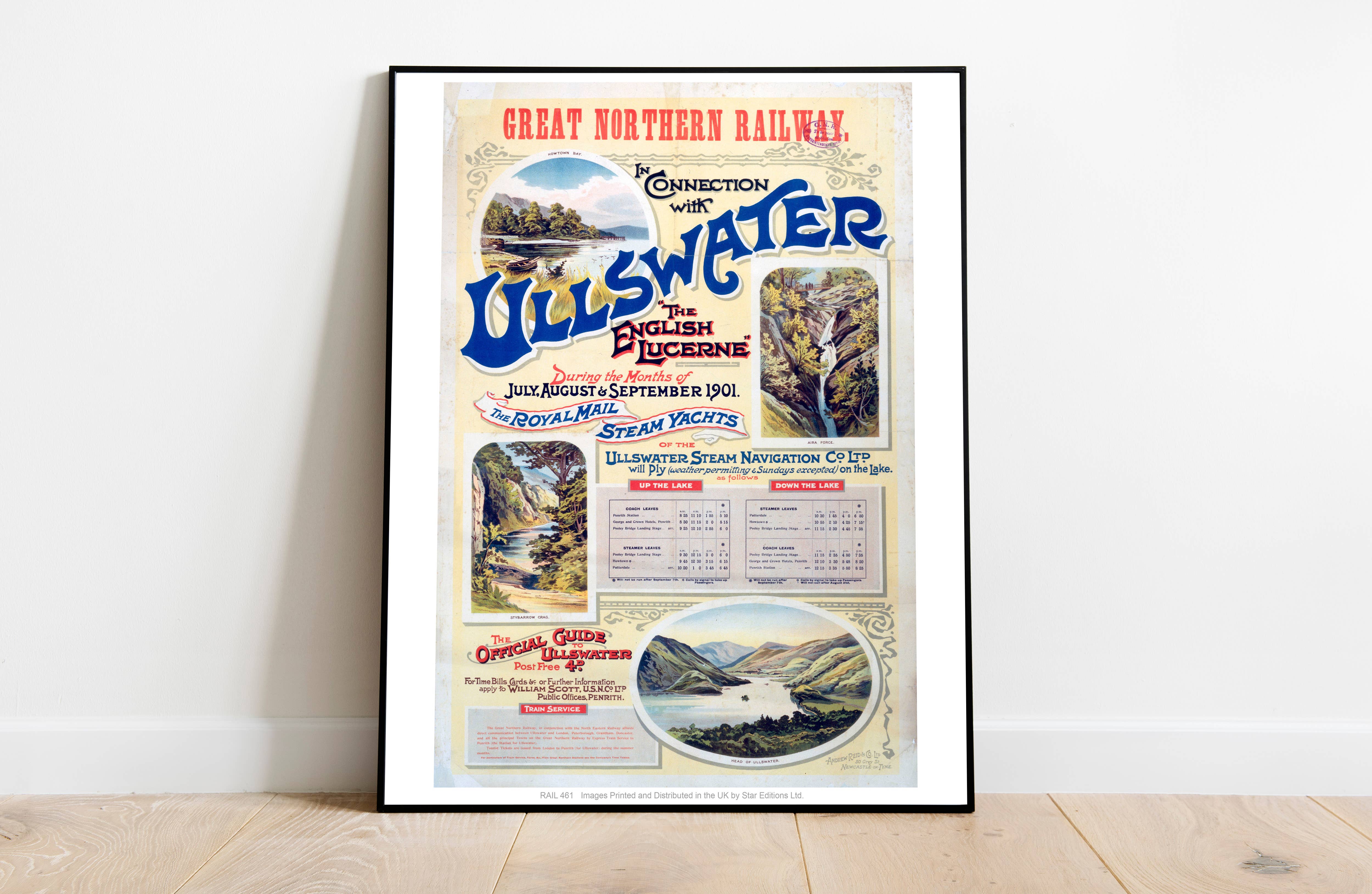 Star Editions – wholesale Art print – Ullswater, The English Lucerne - 11X14” Premium Art Print1
