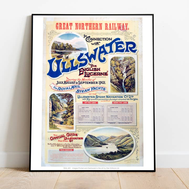 Star Editions – wholesale Art print – Ullswater, The English Lucerne - 11X14” Premium Art Print1