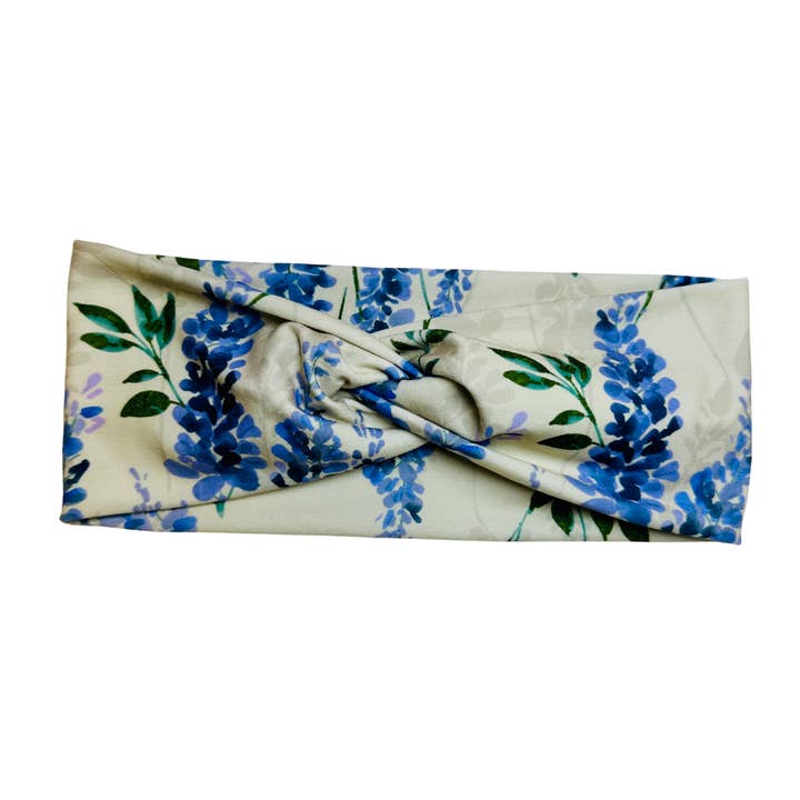 Diadema Twist - Mariposa azul para venta al por mayor de Junque Food Headband Hair Accessories