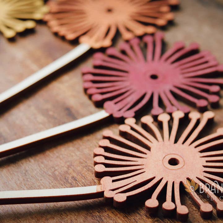 EcoWood Blooms - Wholesale Artificial Flowers - Australian Native Gum Blossom Flower - Wooden Boho Eco Flo