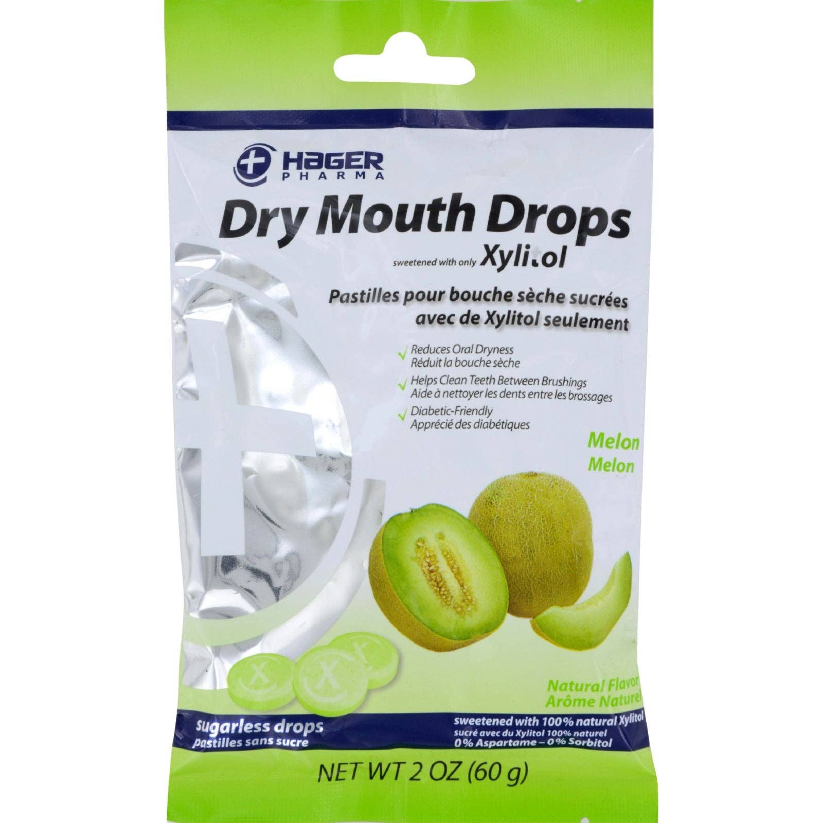 Everyday Supply Co - Wholesale Oral Supplement/Vitamin - Hager Pharma Dry Mouth Drops - Melon - 2 Oz0