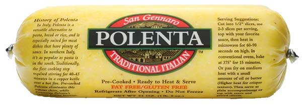 Hudson Meat Company - Wholesale Shelf Stable Prepared Meal - POLENTA ROLLS/TRADITIONAL    -    SAN GENNARO0