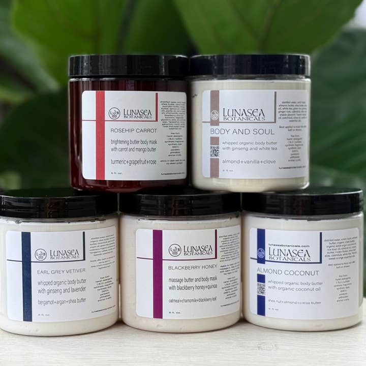 Beurre corporel — vente au détail pour la vente par lunasea botanicals