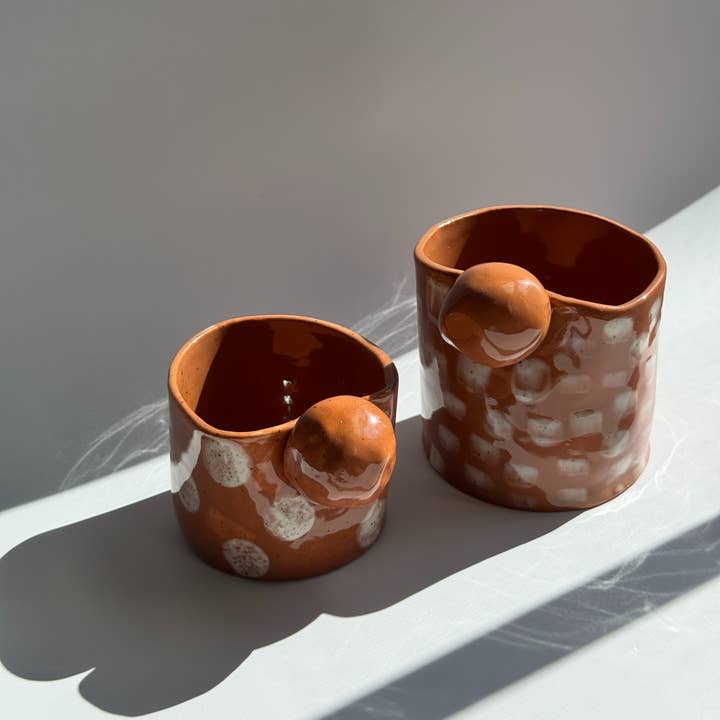 Handmade Ceramic Latte + Espresso Mug Set  for wholesale by KEIKO IVONNE