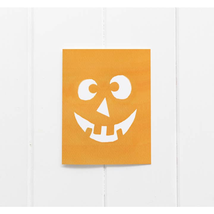 Phillips Designs - Wholesale Halloween Card - Pumpkin Face Card3
