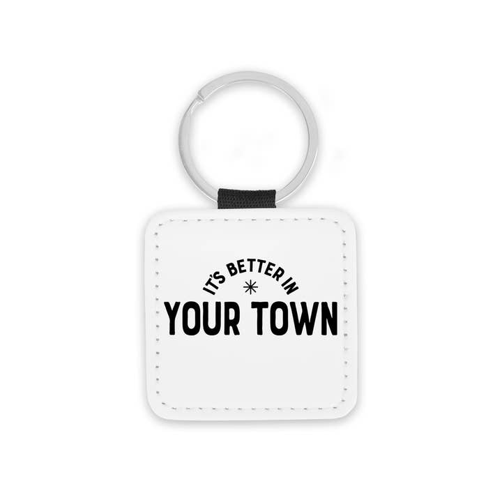 Rock Scissor Paper - Wholesale Keychain – Women's - Personalized City Key Chain, It's Better In, name drop1