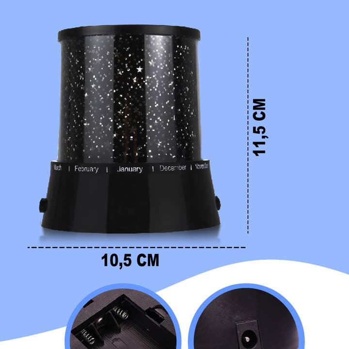 Mtistanbul LTD – wholesale Nattlampa - Barn och baby – Star Master LED-projektor nattlampa