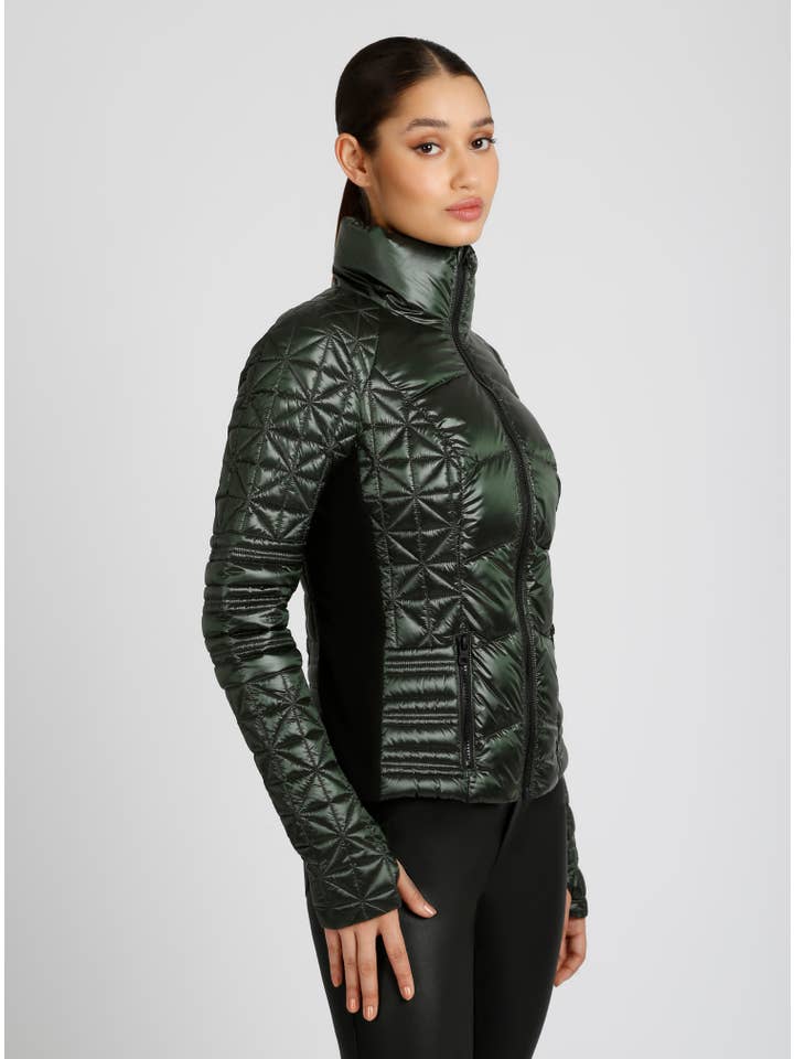 Blanc Noir - Wholesale Puffer Jacket - Women's - Lightweight Down Filled Packable Puffer JLS/NB40