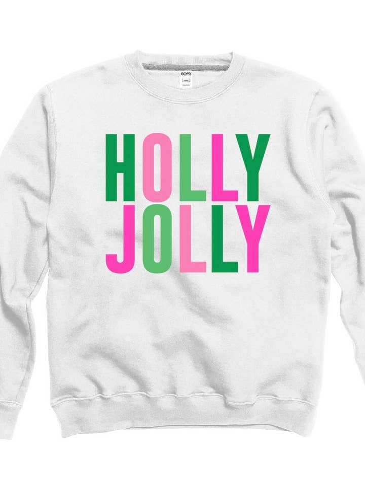 Groen & Roze Holly Jolly Sweaterpakket voor wholesale door Pink Dinosaur