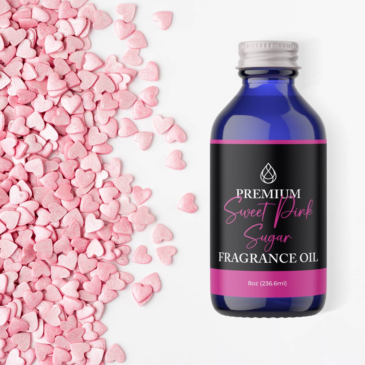 The Midwest Sea Salt Company - Wholesale Fragrance Oil - Sweet Pink Sugar Premium Fragrance Oil3