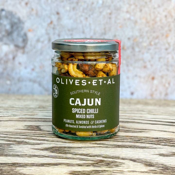 Olives Et Al – wholesale Nötter – Kryddade Cajun-rostade nötter med chili från Bayou1