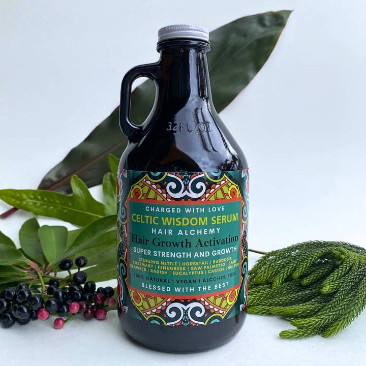 CELTIC WISDOM Hair Growth Activation with Nettle - 32 oz for wholesale by The Sacred Essence