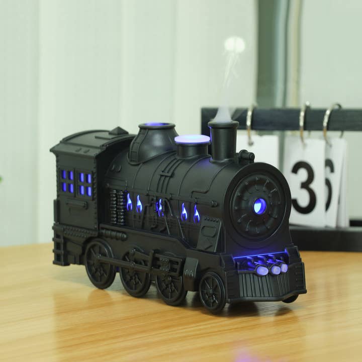 The Diabolical Gift People - Novelty Gifts, Christmas Gifts - Wholesale Electronic diffuser - Steam Train Electronic Diffuser - UK Plug -10ml Oil Included3