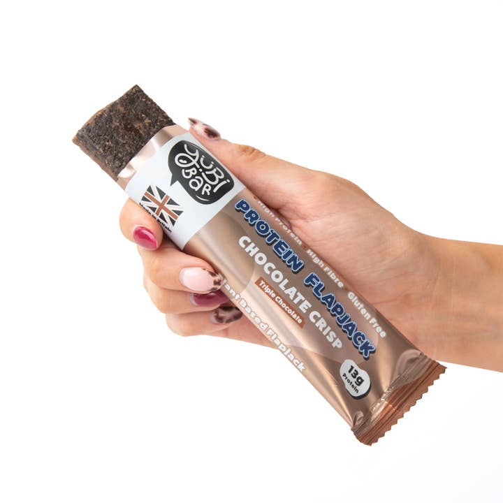 YuBi Bar - Wholesale Snack Bar - YuBi Bar Chocolate Crisp Protein Flapjack 50g x 12