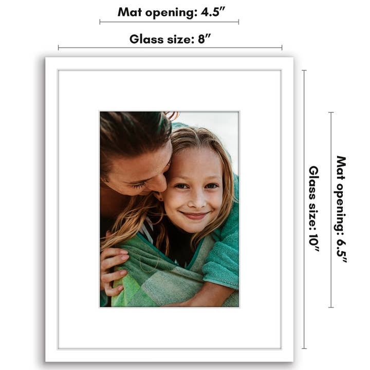 Americanflat - Wholesale Picture Frame - Americanflat Modern and Slim Picture Frame With Mat