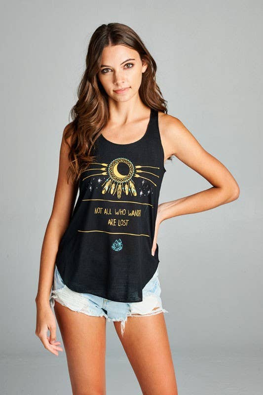LA Soul - Wholesale Tank Top - Women's - Dream Catcher With Feather Tank Top7