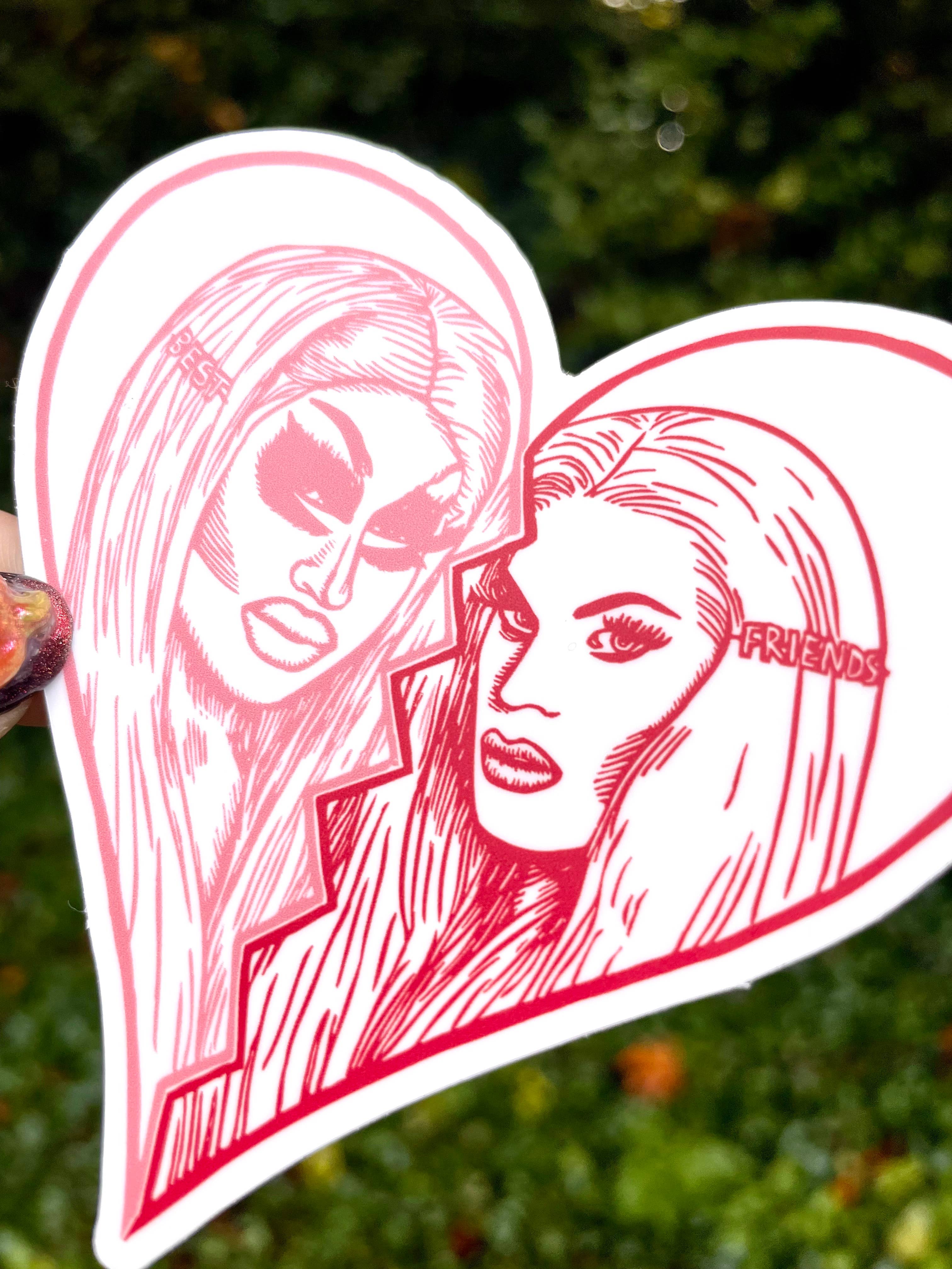 Augury Press - Wholesale Sticker - Trixie and Katya Sticker2