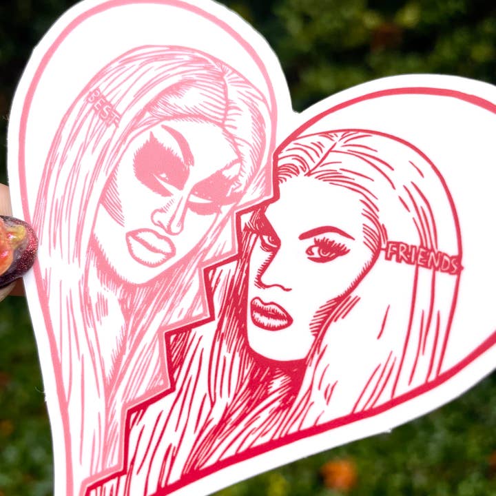 Augury Press - Wholesale Sticker - Trixie and Katya Sticker2