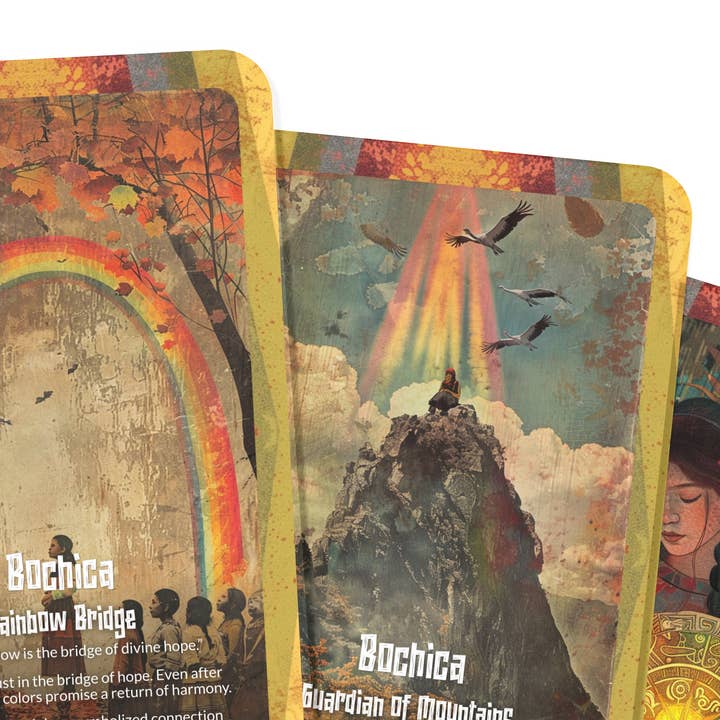 Ibiza Tarot USA – Großhandel Tarot-Karten – Orakel des Bochica Lehrer-Gott-Deck – 22 Karten, Licht & Gesetz8