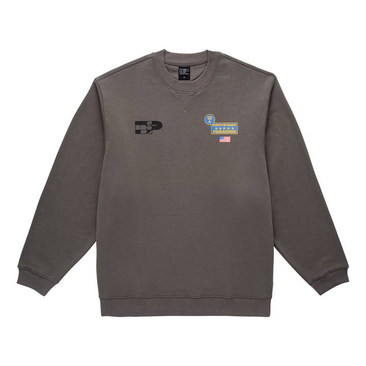 CLASSIC CREWNECK - VINTAGE GREY for wholesale by DRIVEWAY PARADISE