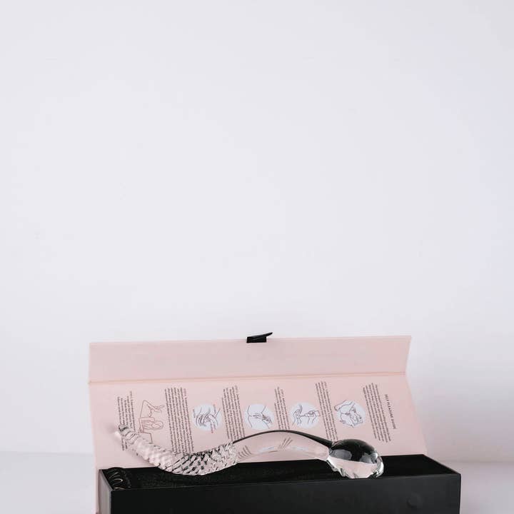 The Cervix Serpent™ Glass Dildo Pleasure Wand for wholesale by Yoni Pleasure Palace