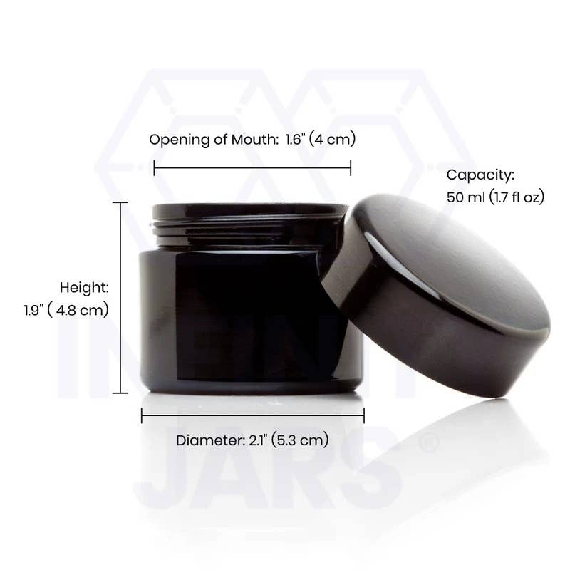 Infinity Jars – wholesale Burkar – 50 ml Classic Skruv Top Burk1