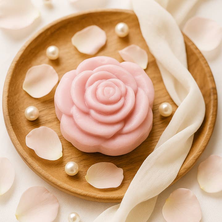 Savon au Lait de Chèvre Drift & Dwell – Lavande, Rose & Vanille | Barre Découpée à la Main par Gulf Kind pour la vente par Gulf Kind