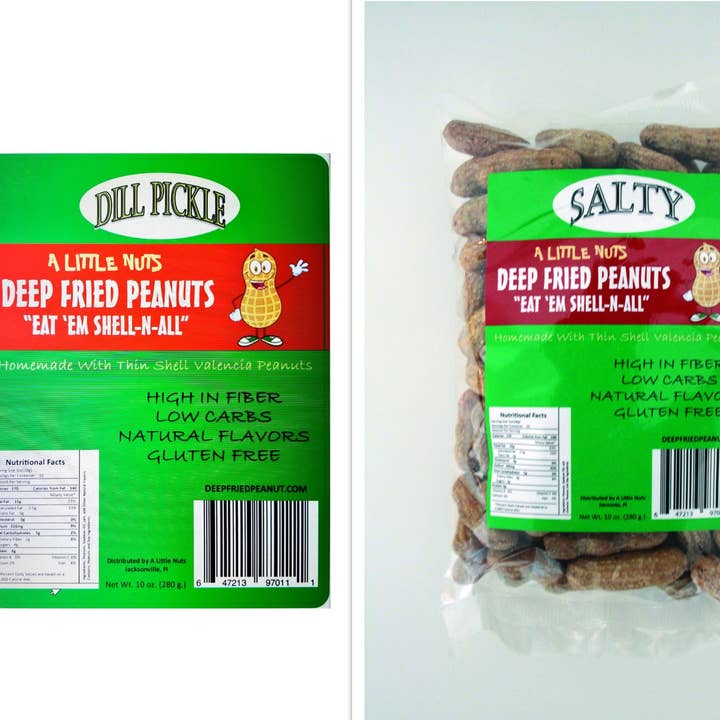 3 Flavor 12 Pack - Dill Pickle, Salty & Ranch for wholesale by A Little Nuts Deep Fried Peanuts