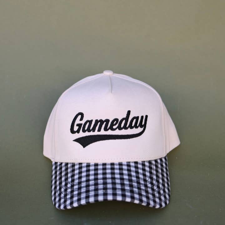 Electric label - Wholesale Trucker Hat - Women's - Gameday Gingham print hat 9