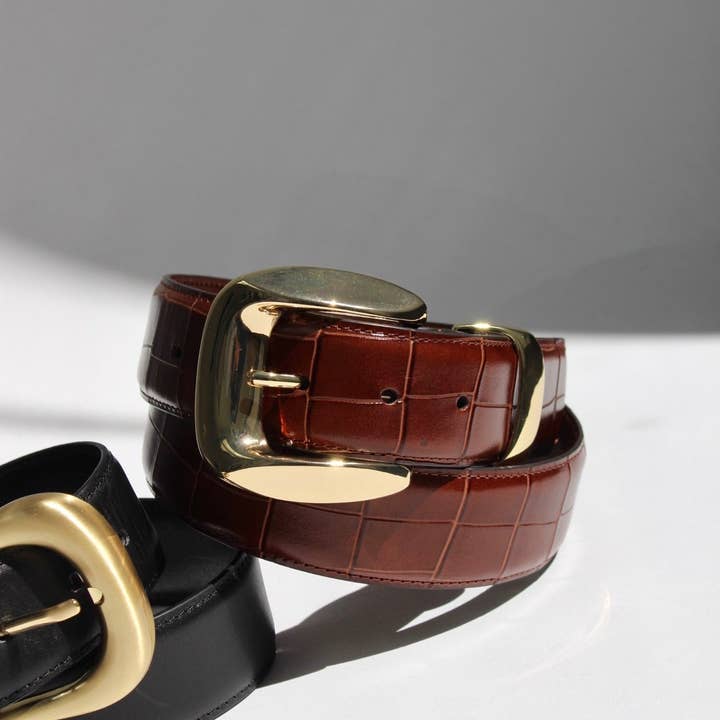 Brown Delaney Belt for wholesale on Faire