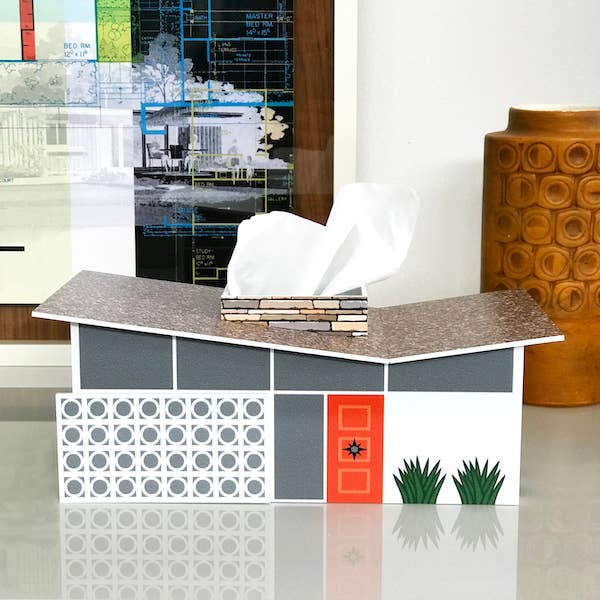 Destination PSP - Wholesale Tissue Box - Midcentury Tissue Box Cover - Butterfly House