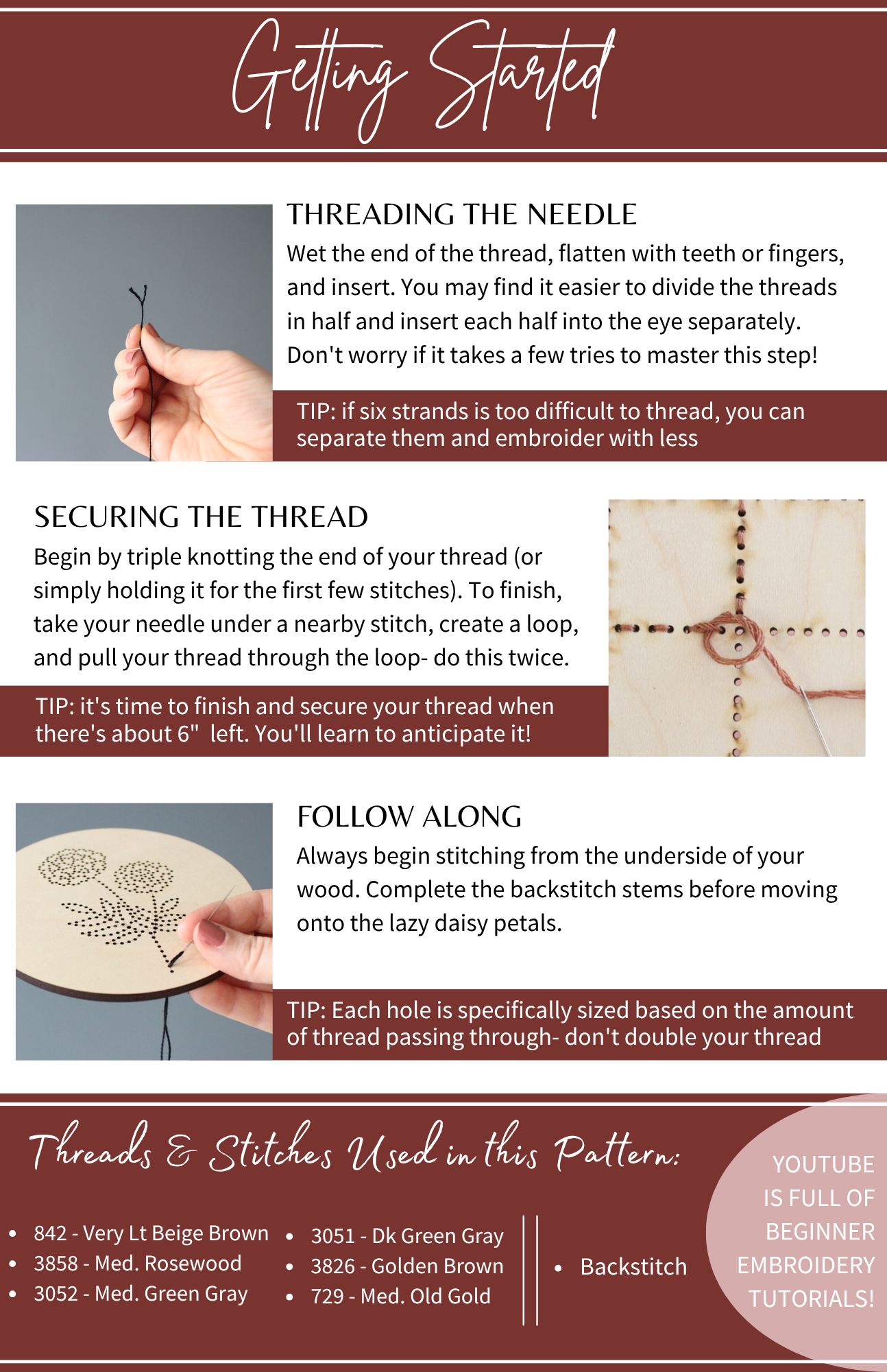 Treasured Blessings, LLC - Wholesale Embroidery/Cross Stitch Supplies - Wood Embroidery Kit - Fall Stacked Pumpkins2