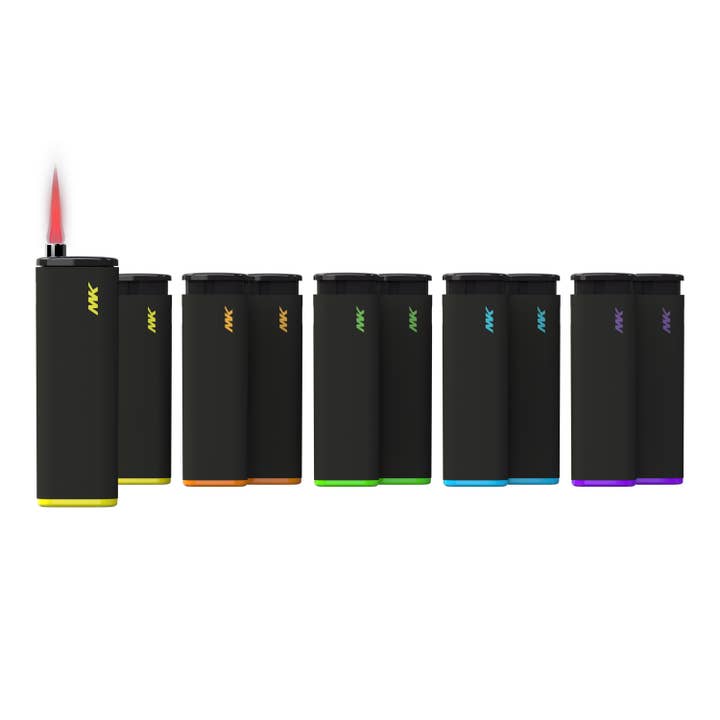 MK Lighter Company - Wholesale Lighter - MK Lighter Jet Series, Black Set, Windproof Flame