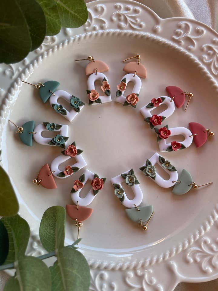 Floral Spring Dangles for wholesale by Simple by Ame LLC