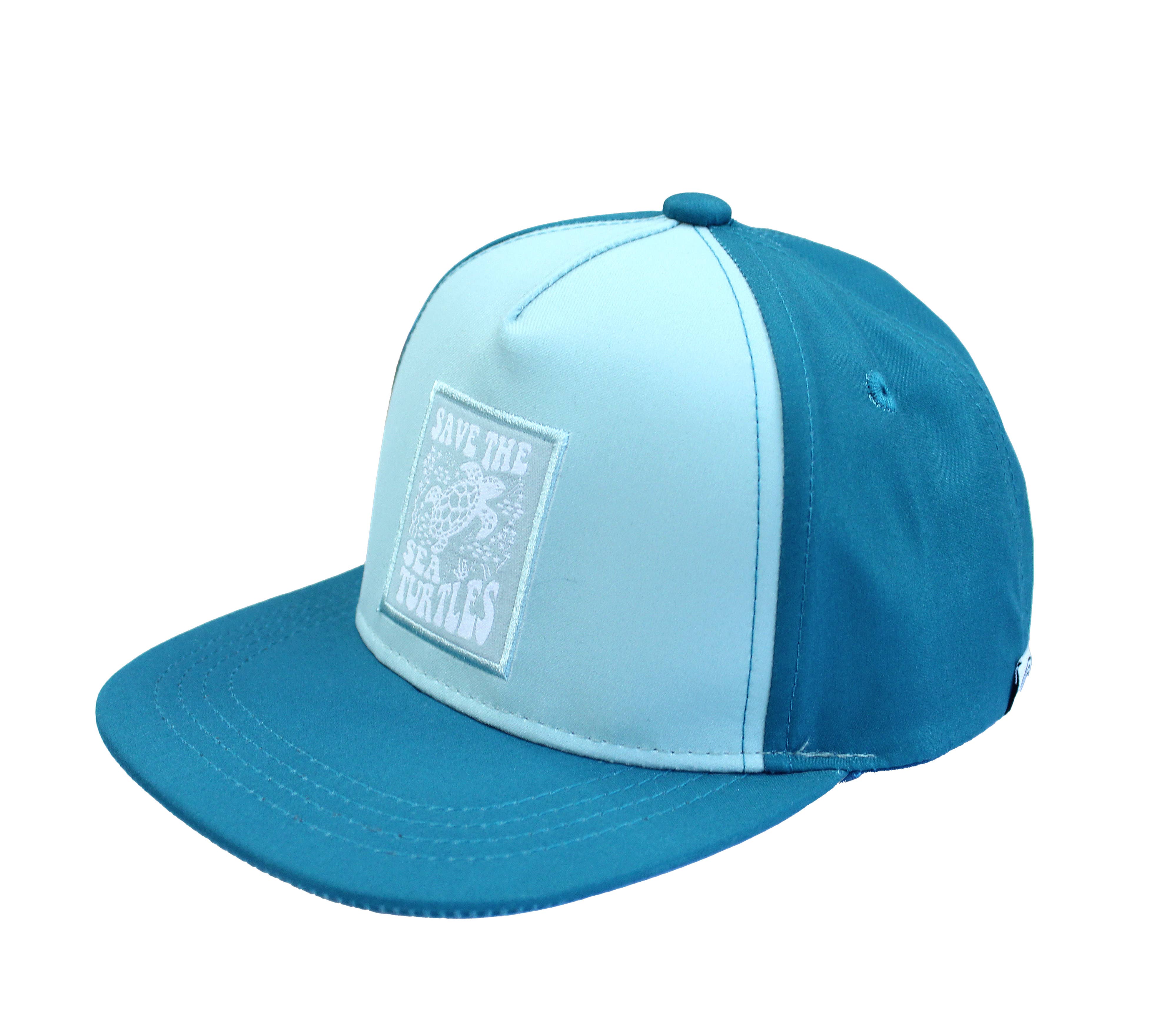 Bleu/Multi Casquette Snapback Save the Sea Turtles Conservation pour enfants et bébés en vente sur Faire5