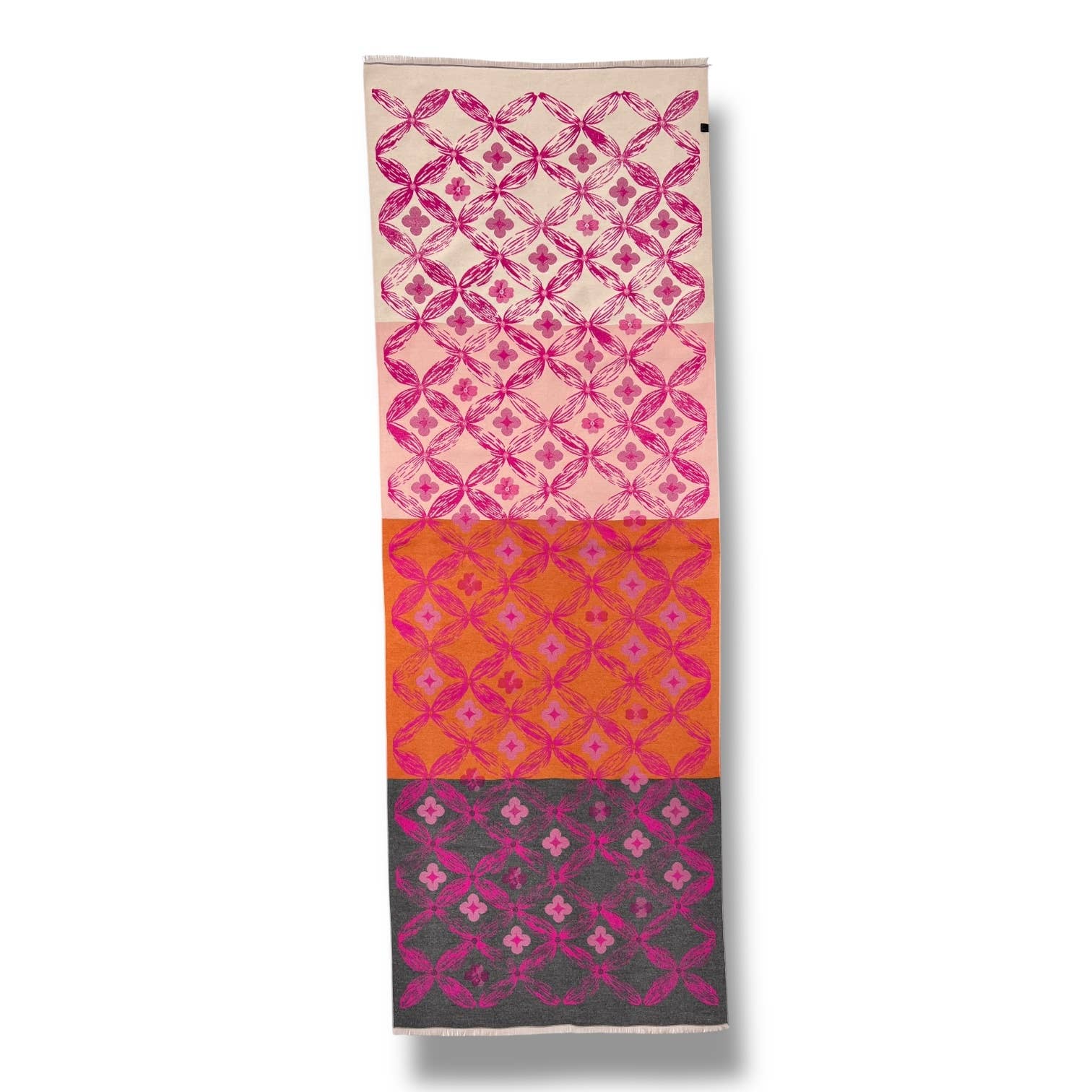 London Scarves - Vendita all'ingrosso Sciarpa - Donna - Sciarpa in misto cashmere a motivo geometrico14