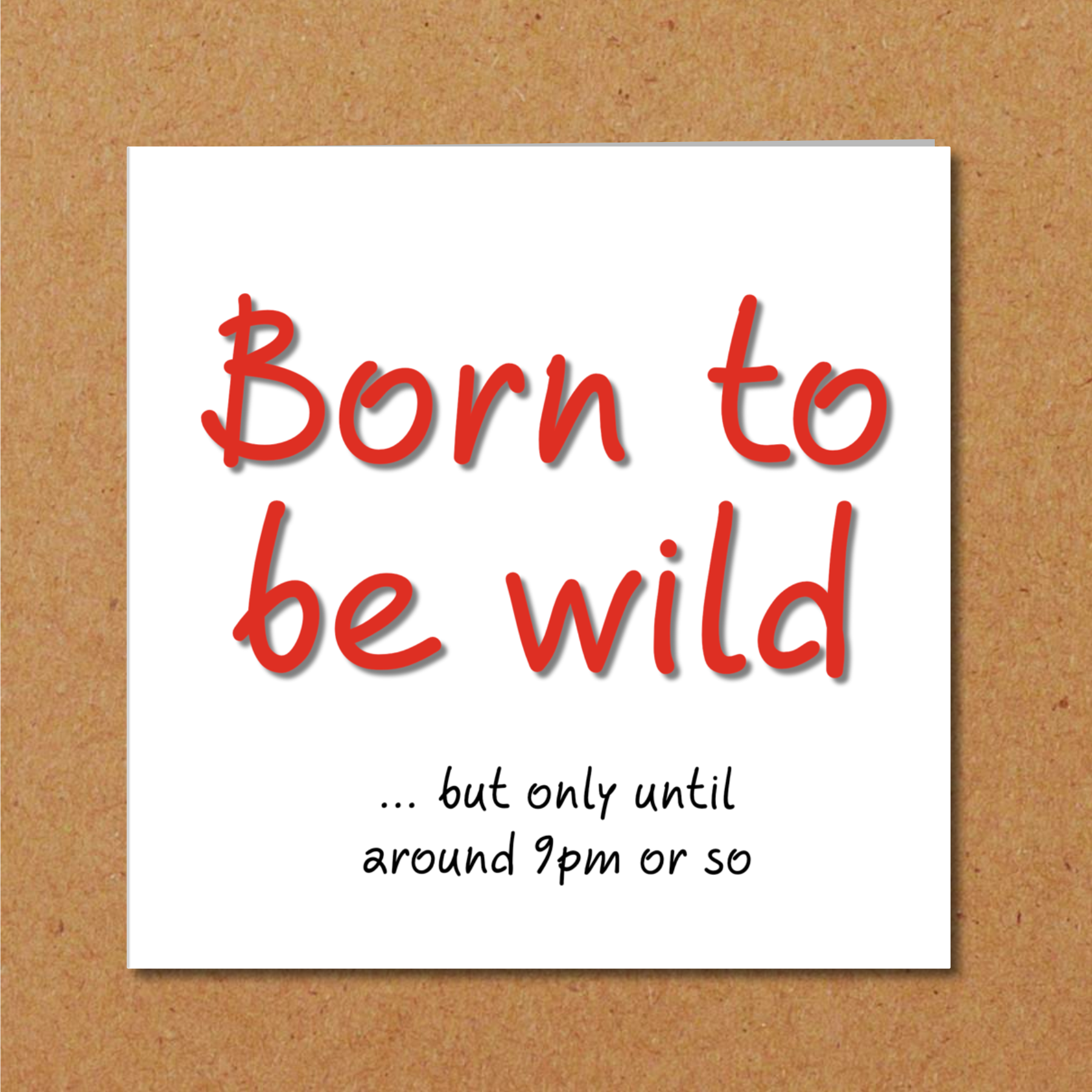 Swizzoo Cards - Wholesale Birthday Card - Born to be Wild Birthday Card Dad Mum Friend Funny Humorous Joke Cheeky Getting Old Aged 40th 50th 60th1
