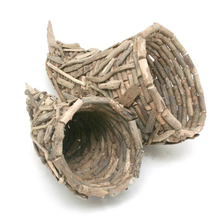 Set de 2 unidades Driftwood Cornucopia para venta al por mayor de Housewares & Tabletops by Contrast Inc.