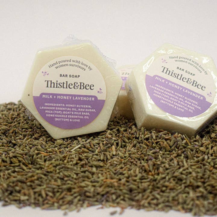 Soap - Milk Honey Lavender for wholesale by Thistle & Bee Enterprises
