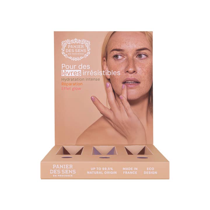 Panier Des Sens - Wholesale Retailer Display - Beauty & Wellness - Lip Balm Display 15ml1