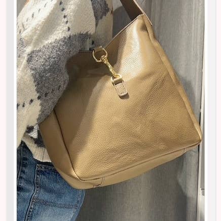 Z et Z - Wholesale Shoulder Bag - Women's - Grained leather shoulder bag3
