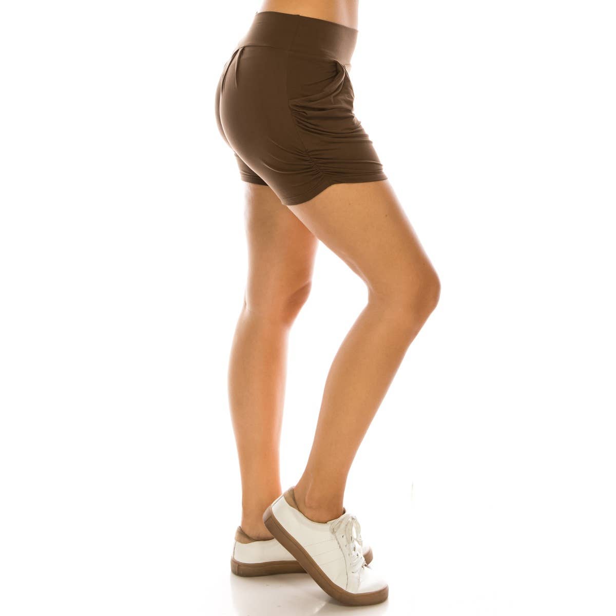 Leggings Depot - Vendita all'ingrosso Pantaloncini - Donna - Pantaloncini Harem a vita alta morbidi e burrosi1