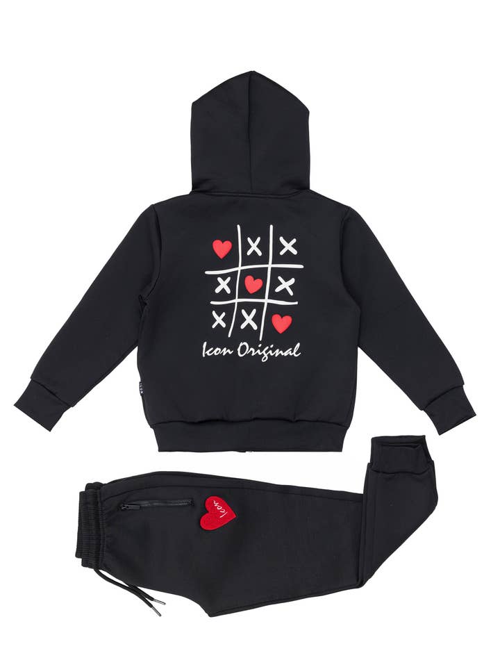 Completo da jogging per bambini giacca e pantaloni bl952-1 per la vendita all'ingrosso da parte di Zayne Paris