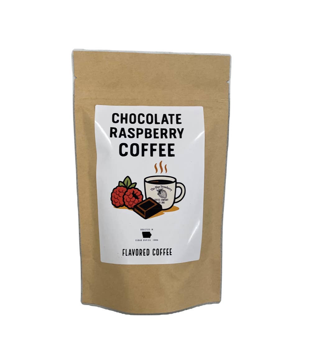 The Blue Strawberry Coffee Co – Engroshandel Malet kaffe – Chokolade hindbær (aromatiseret kaffe)0