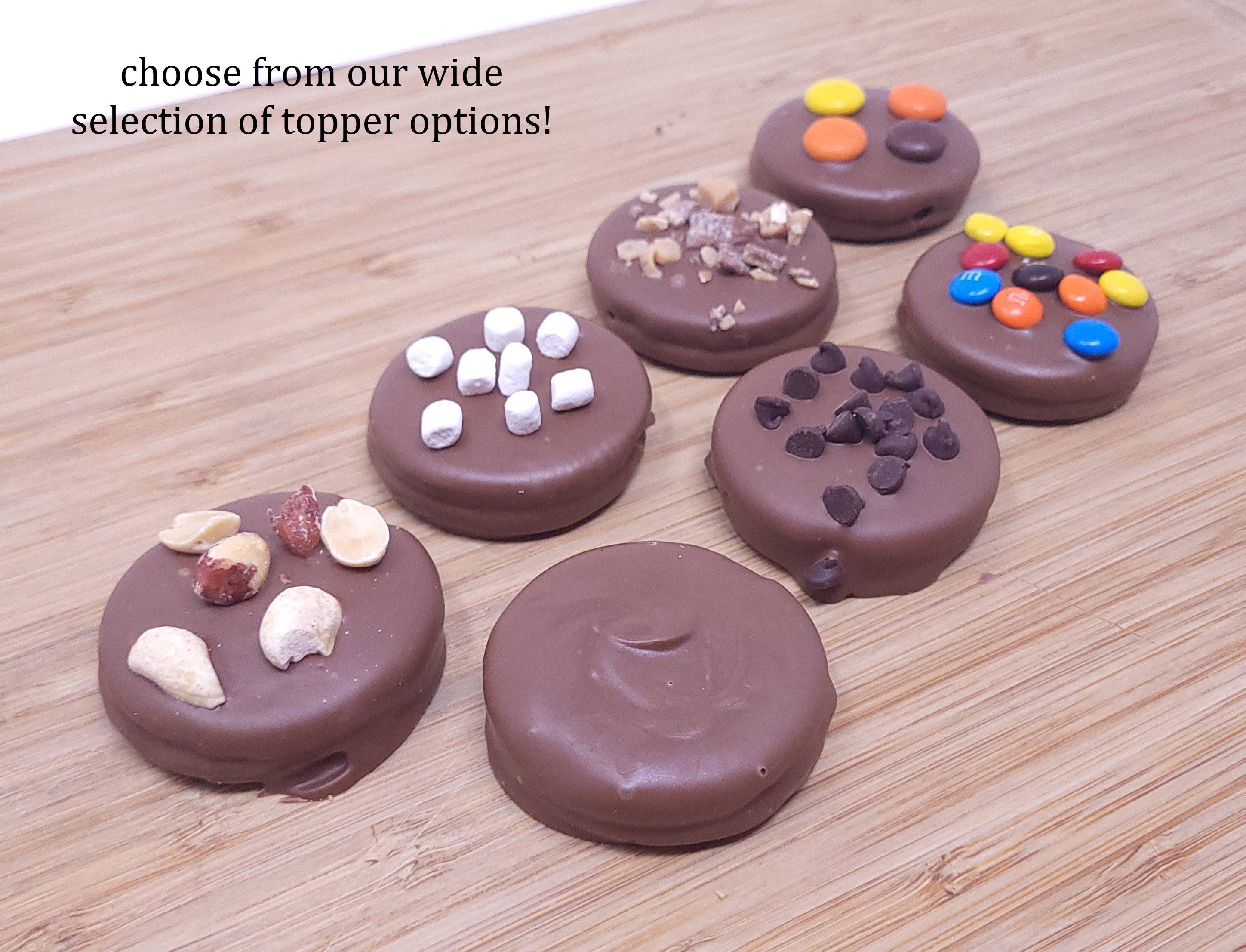 Wild Angel Treats, LLC – Großhandel Süßigkeiten mit Schokoglasur – 2er-Pack Gourmet-Schokoladenüberzogene Oreos (mit Süßigkeiten)