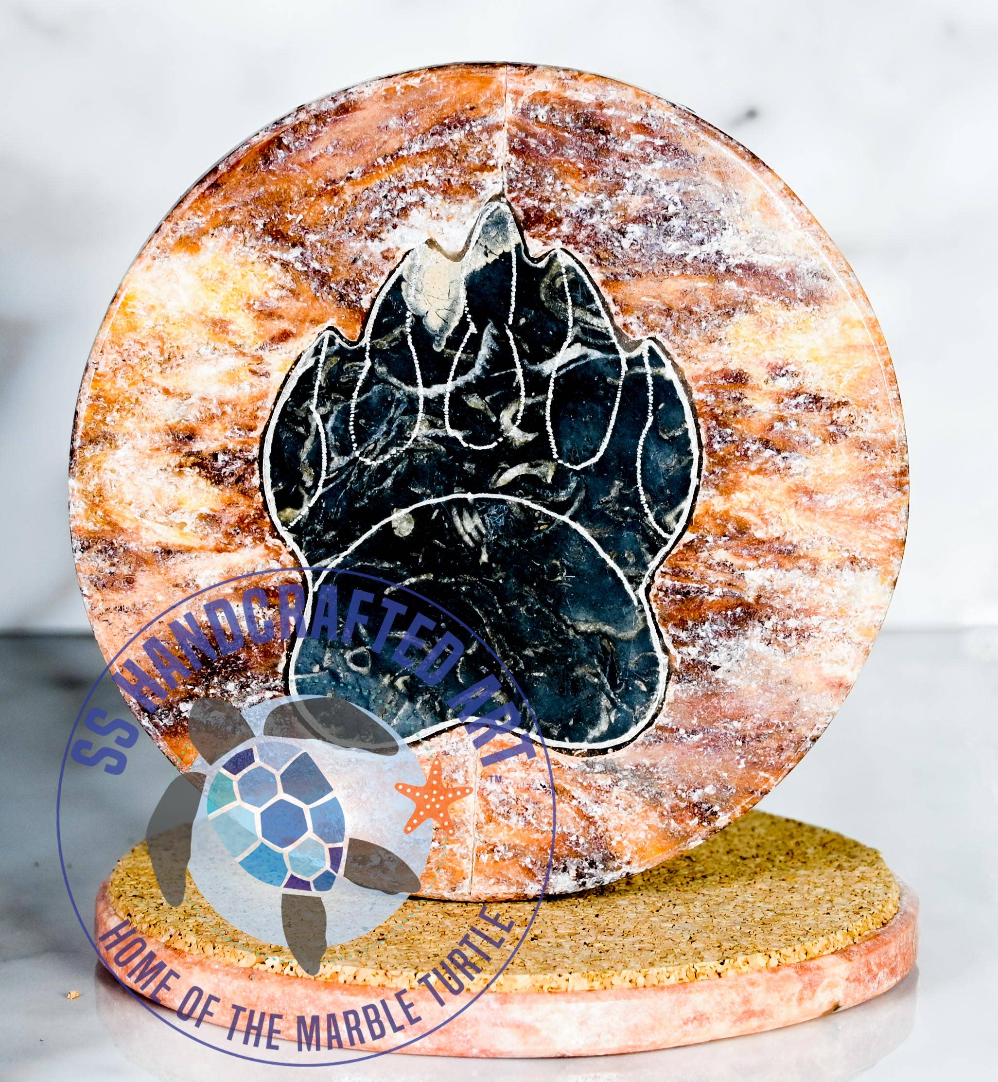 Marmorunderlag - Bjørneklo for engroshandel hos SS handcrafted Art