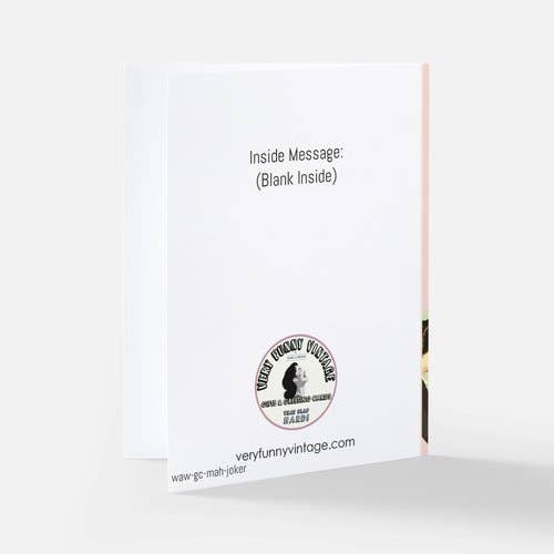 Very Funny Vintage                  by Weird & Wrong – wholesale Everyday greeting card – Joker-Mahjong (Blank Inside)3